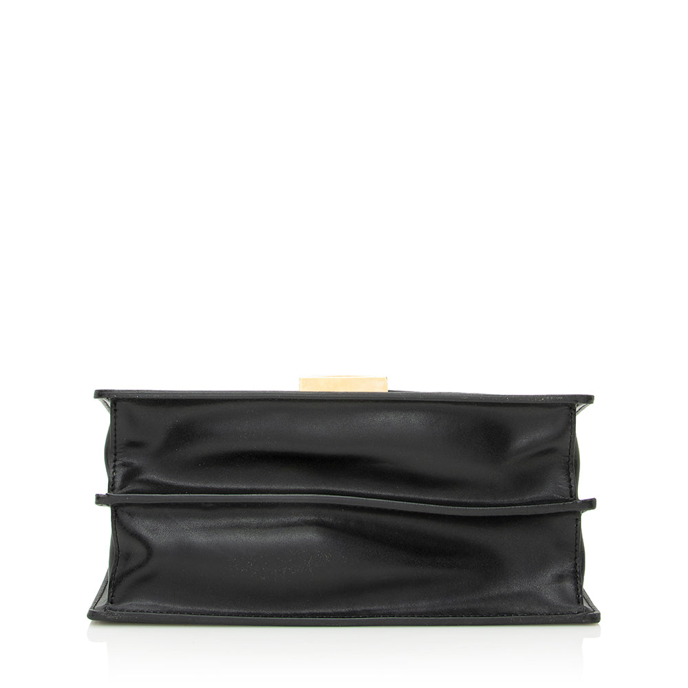 Luxury FendiFF Embossed Calfskin Kan I Medium Shoulder Bag (SHF-21719)