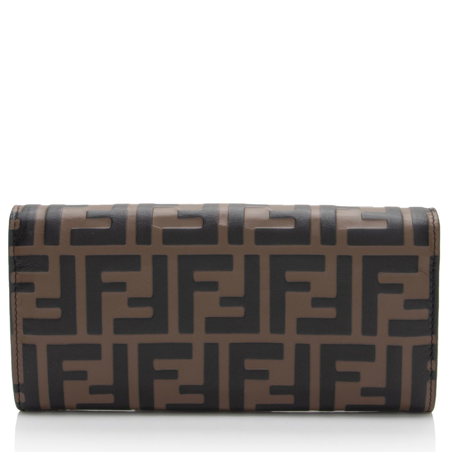 Luxury FendiFF Embossed Leather F is Luxury FendiContinental Wallet (SHF-WjgAL8)