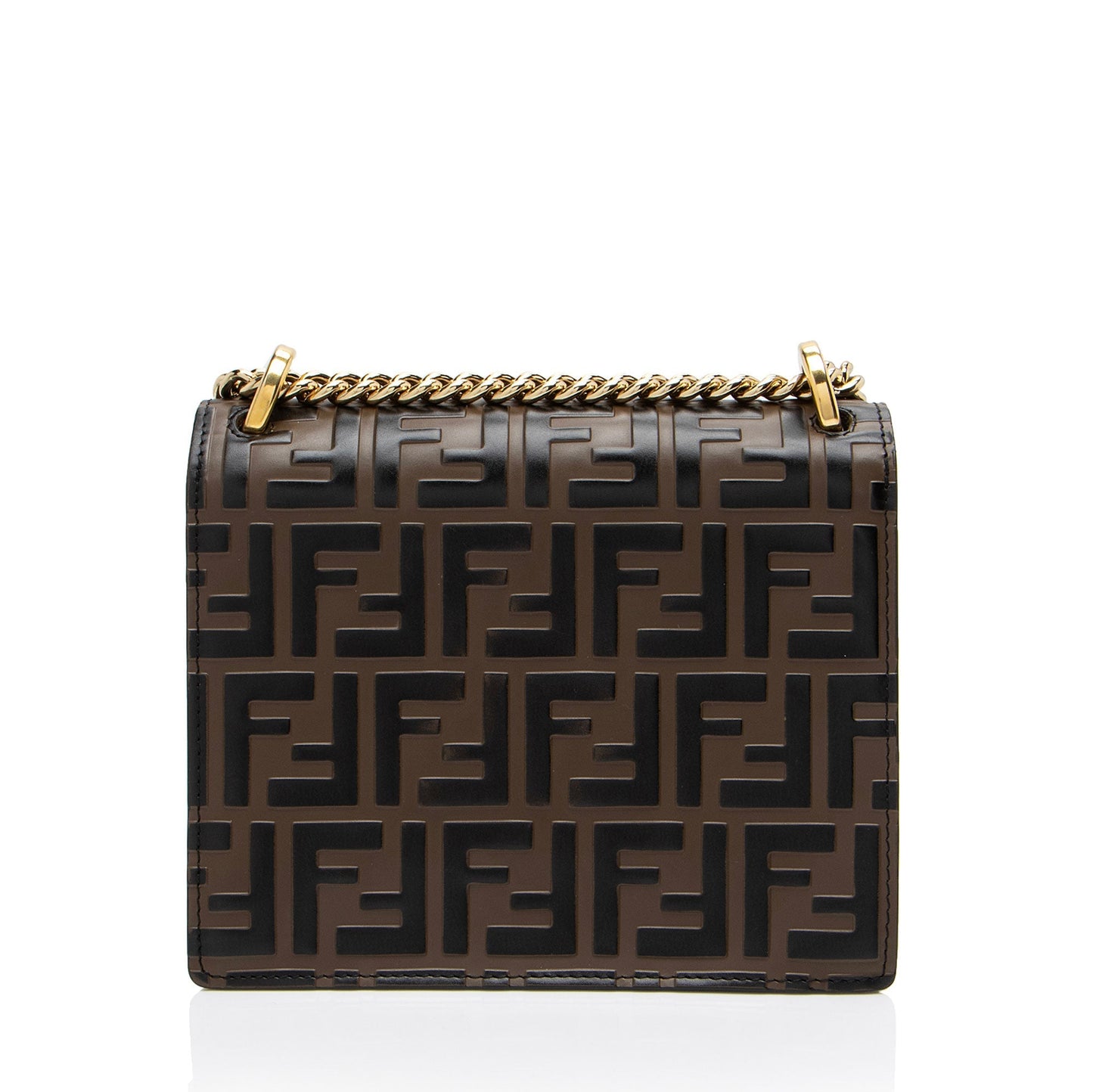 Luxury FendiFF Embossed Kan U Small Shoulder Bag (SHF-ZyKjEu)