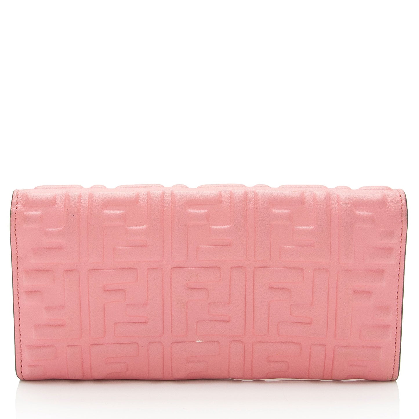 Luxury FendiFF Embossed Calfskin Continental Wallet (SHF-NFEUfq)