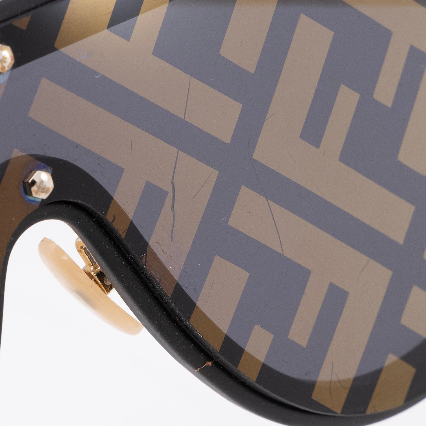Luxury FendiFF Fabulous Shield Sunglasses (SHF-23228)