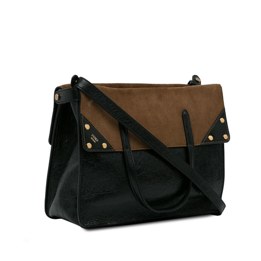 Luxury FendiFF Flip Satchel (SHG-HyLxzT)