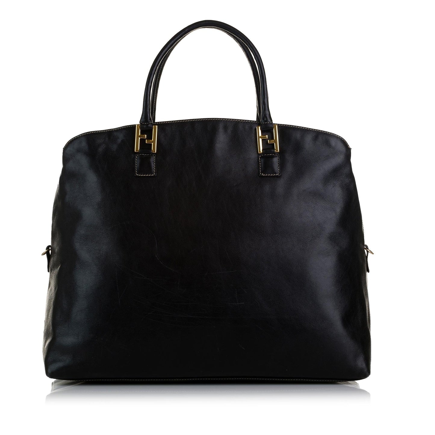 Luxury FendiFF Leather Tote (SHG-37490)