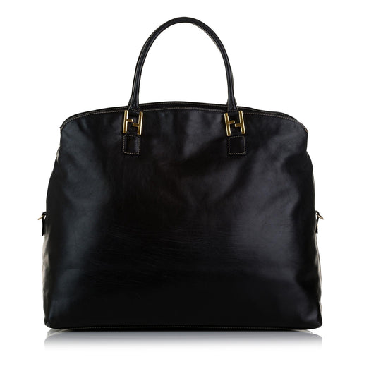 Luxury FendiFF Leather Tote (SHG-37490)
