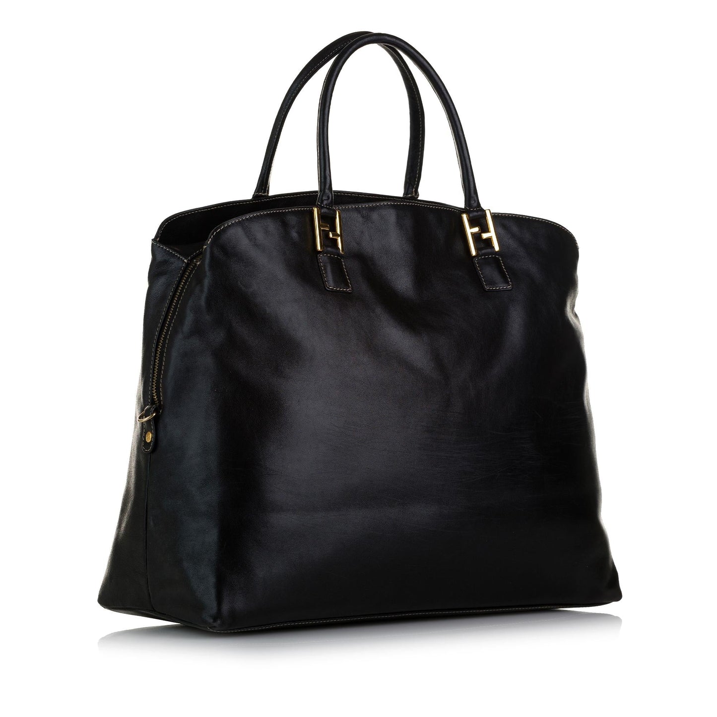 Luxury FendiFF Leather Tote (SHG-37490)