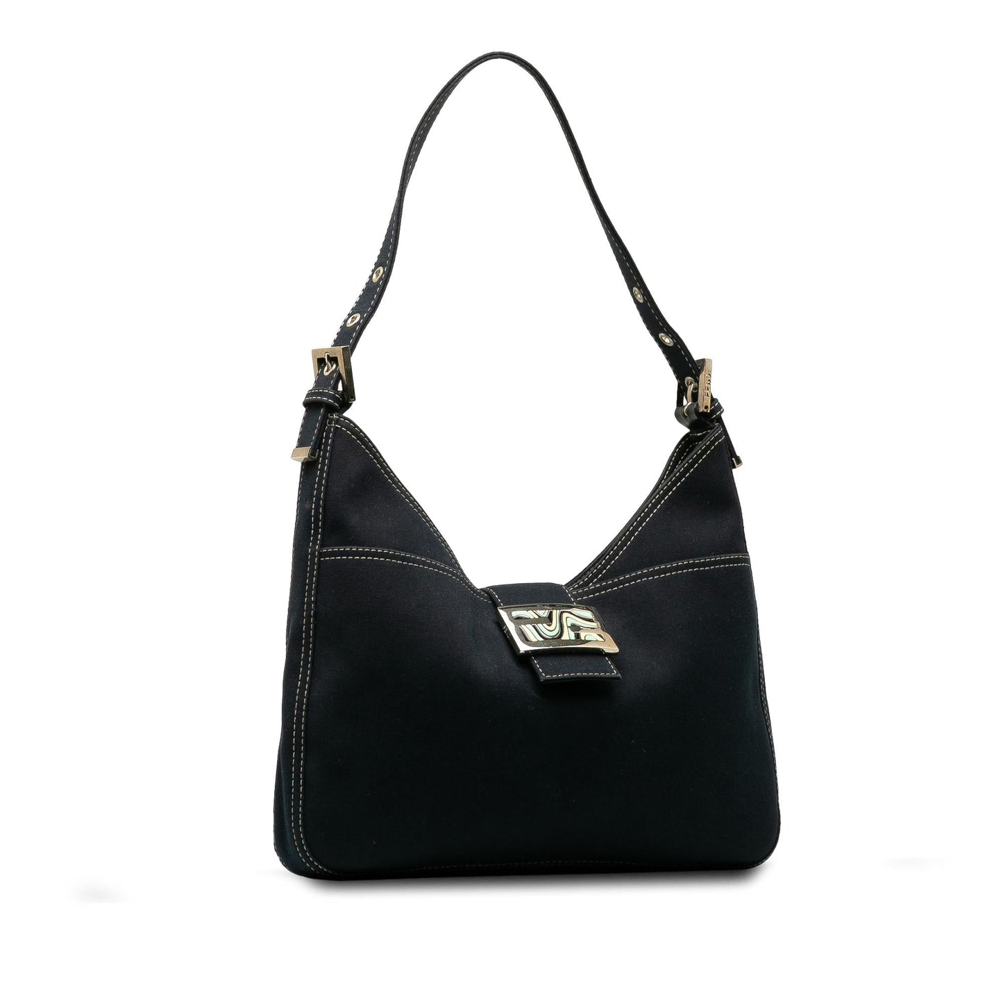 Luxury FendiFF Marble Logo Shoulder Bag (SHG-tLjBT6)