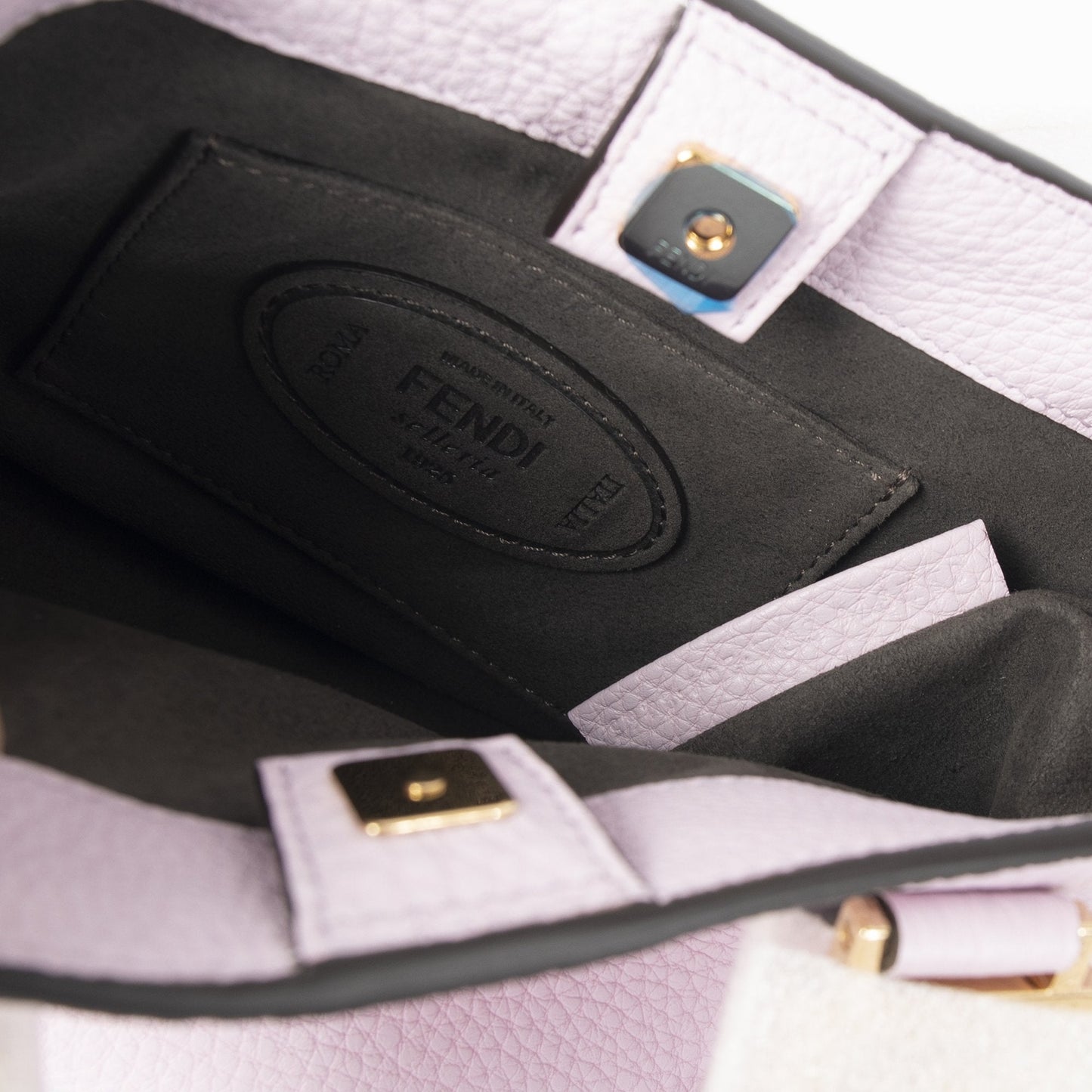 Fendi FF Mini Leather Tote