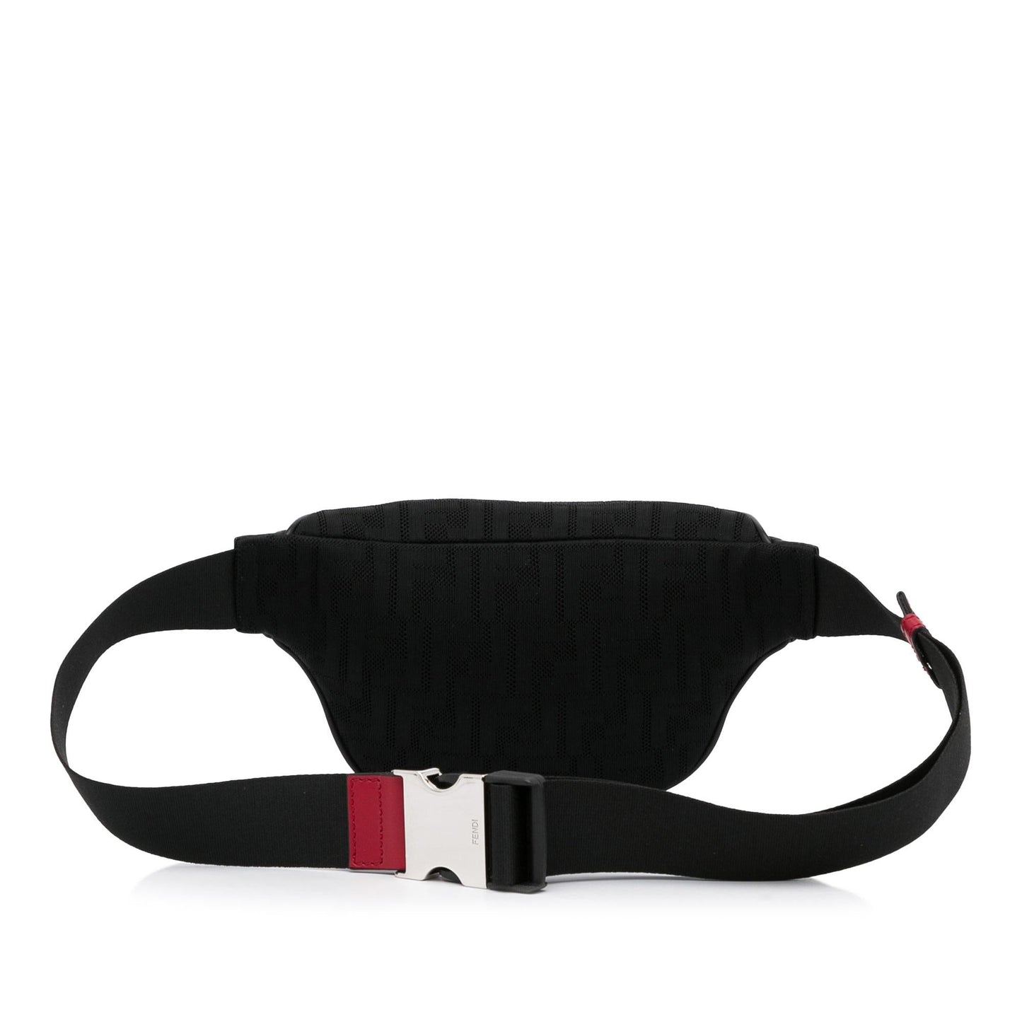 Luxury FendiFF Neoprene Vitello Grace Perforated Pocket Belt Bag (SHG-LkWlOh)