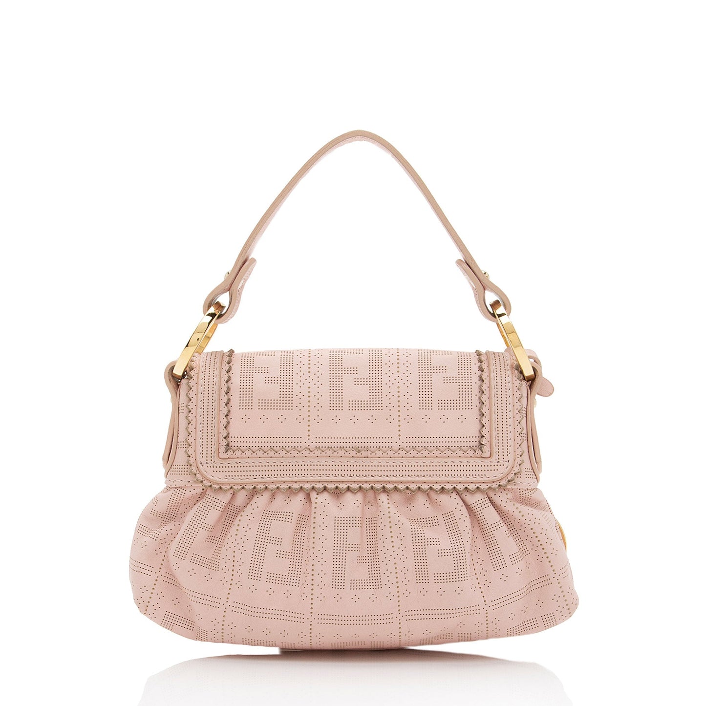 Luxury FendiFF Perforated Leather Chef Mini Flap Bag (SHF-OTJSCU)