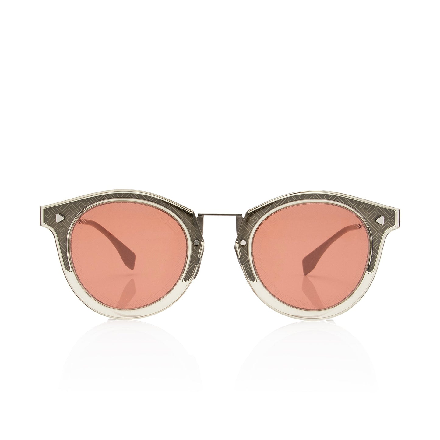 Luxury FendiFF Round Sunglasses (SHF-2Gndbw)