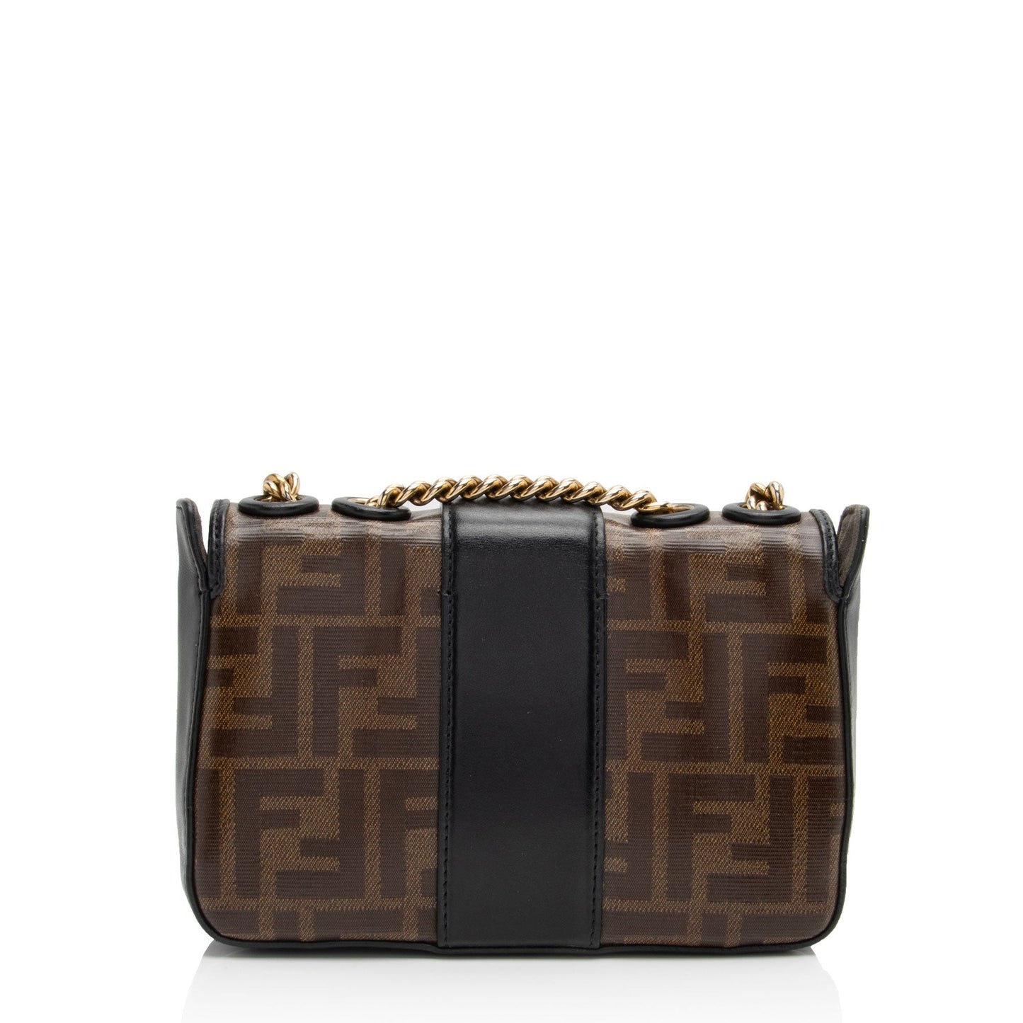 Luxury FendiFF Spalmati 1974 Double F Mini Shoulder Bag (SHF-dtq1XP)