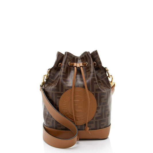 Luxury FendiFF Spalmati Mon Tresor Grande Shoulder Bag (SHF-4FUCF3)