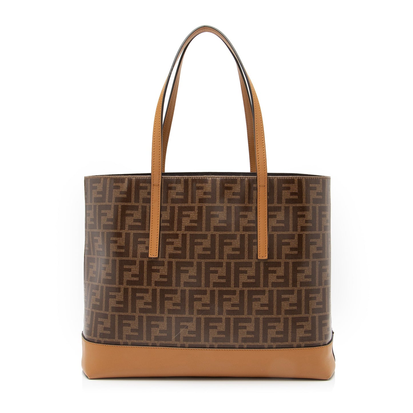 Luxury FendiFF Spalmati Vetrificato Shopper Tote (SHF-23631)