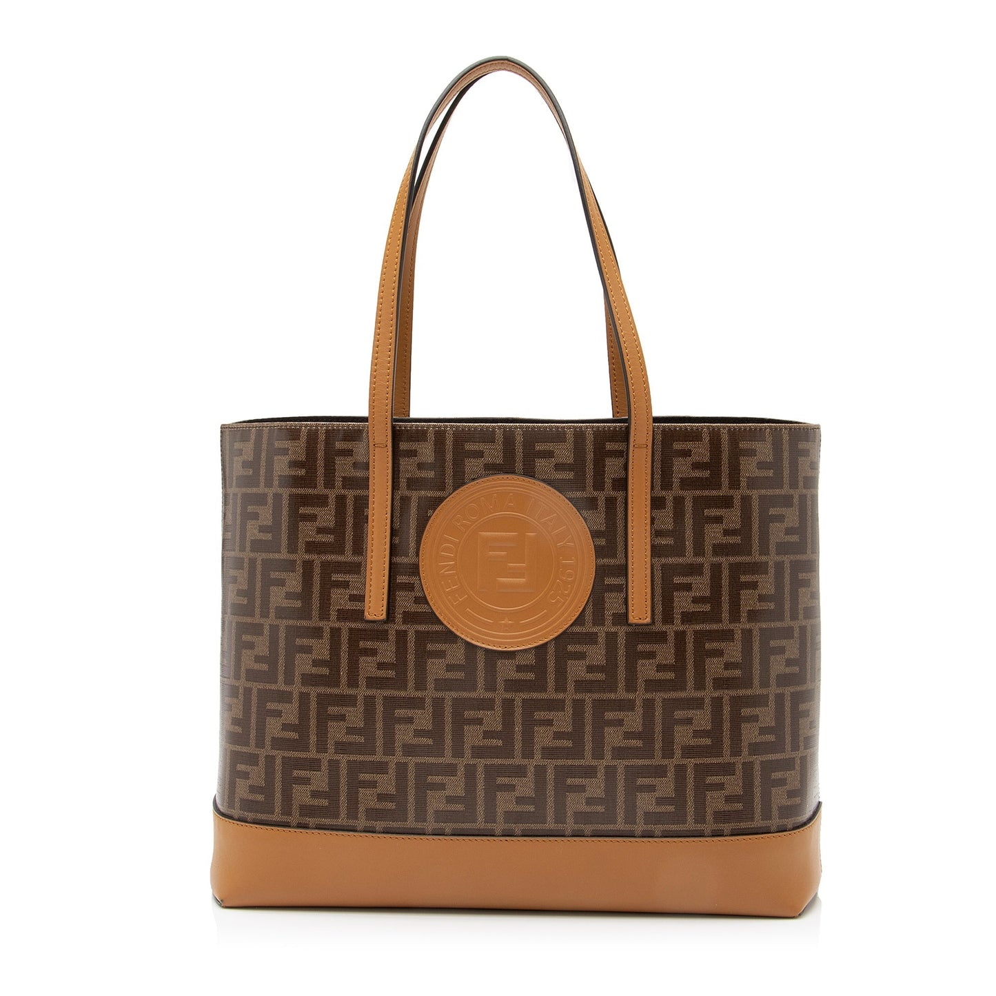 Luxury FendiFF Spalmati Vetrificato Shopper Tote (SHF-23631)