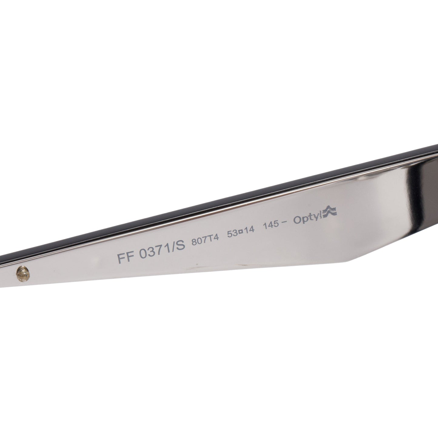 Fendi FF0371/S Black Acetate DeFender Cat-Eye Sunglasses