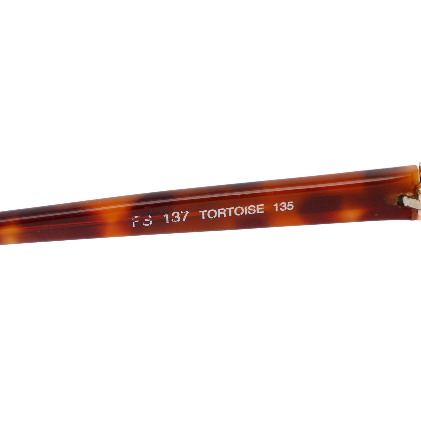 Fendi FS 137 Tortoise Acetate Round Sunglasses