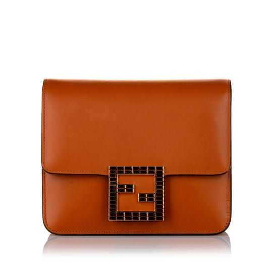 Luxury FendiFab Leather Crossbody Bag (SHG-fn4mmI)