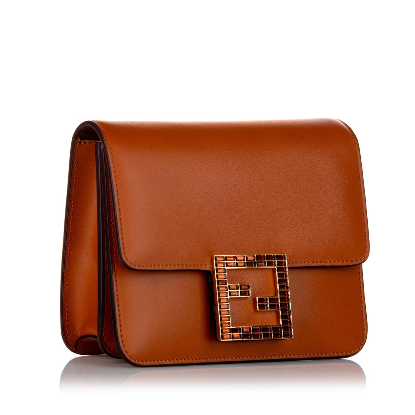 Luxury FendiFab Leather Crossbody Bag (SHG-fn4mmI)