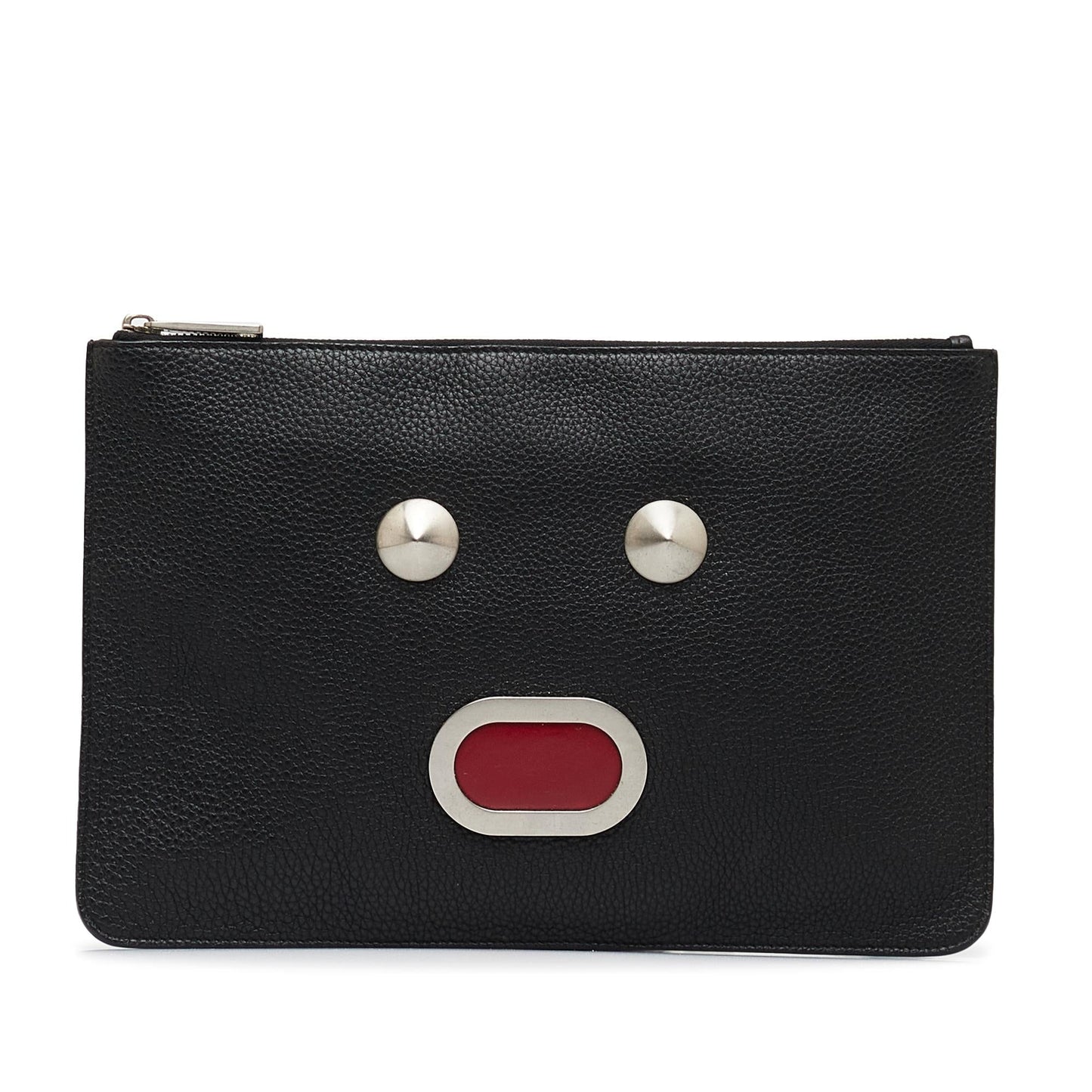 Luxury FendiFaces Zip Clutch (SHG-s4AsdX)