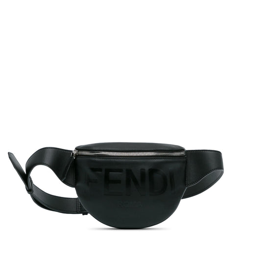 Luxury FendiLuxury FendiLogo Belt Bag (SHG-eL2x5w)
