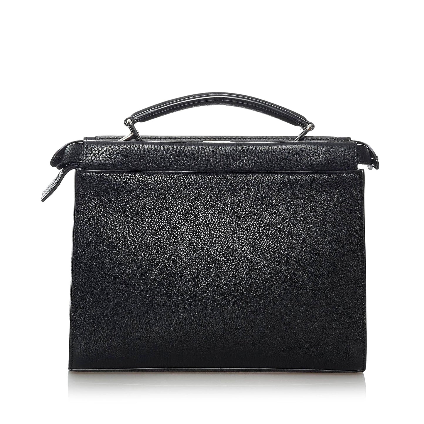 Luxury FendiLuxury FendiMania Peekaboo Leather Satchel (SHG-29584)