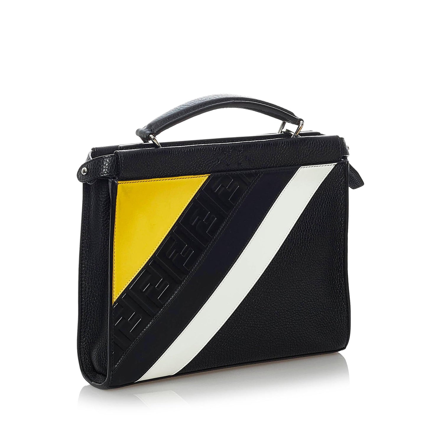 Luxury FendiLuxury FendiMania Peekaboo Leather Satchel (SHG-29584)