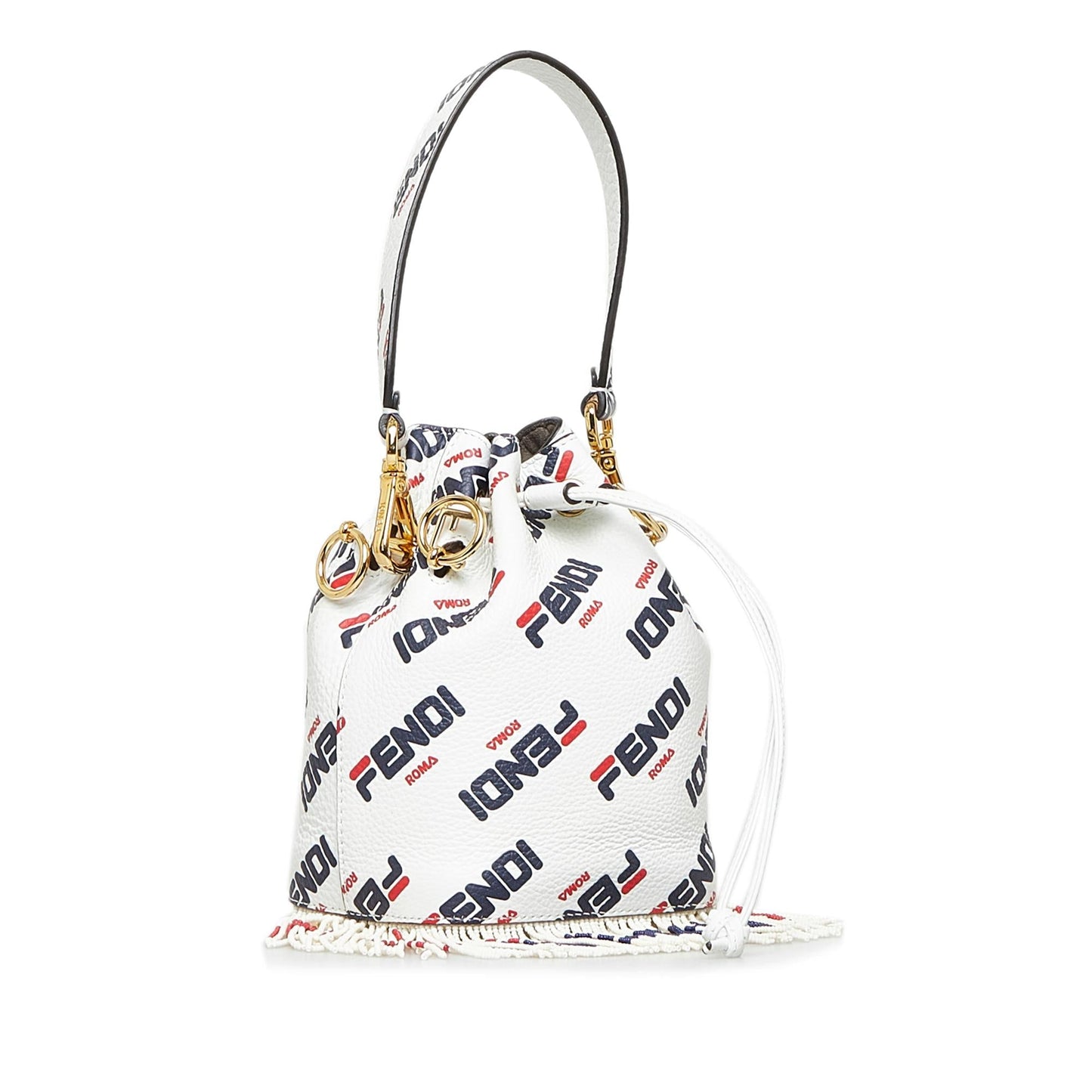Luxury FendiLuxury FendiX Fila Mania Mini Mon Tresor Bucket Bag (SHG-3HLho5)