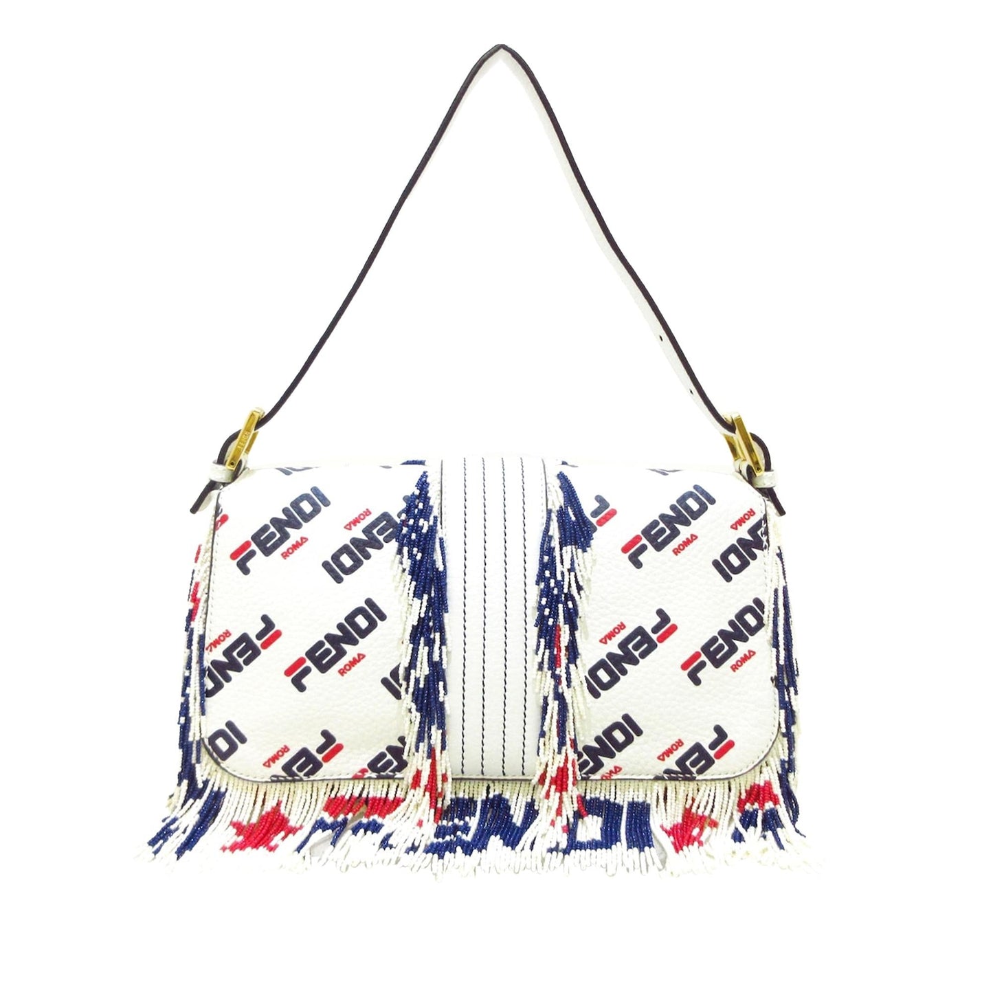 Luxury FendiFila Mania Beaded Baguette (SHG-HIwj1q)