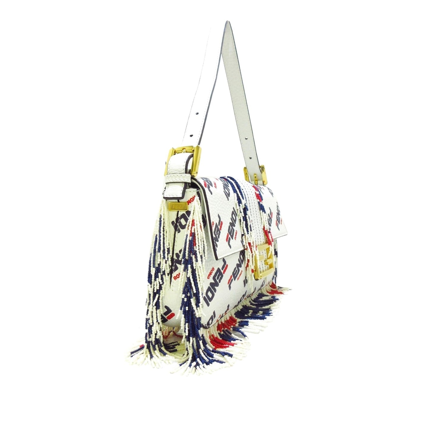 Luxury FendiFila Mania Beaded Baguette (SHG-HIwj1q)