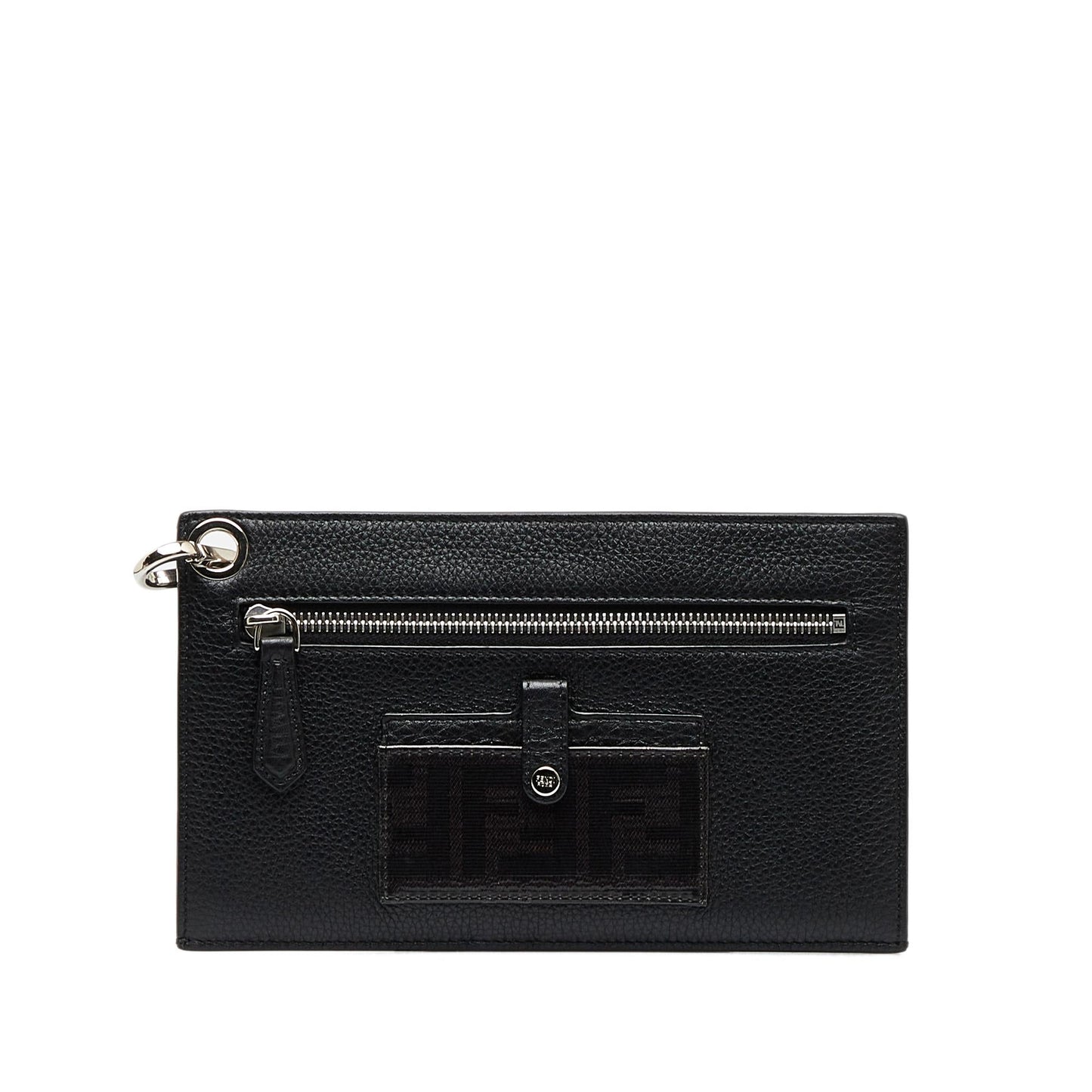 Luxury FendiFlat Pouch Leather Crossbody (SHG-ezFVMK)