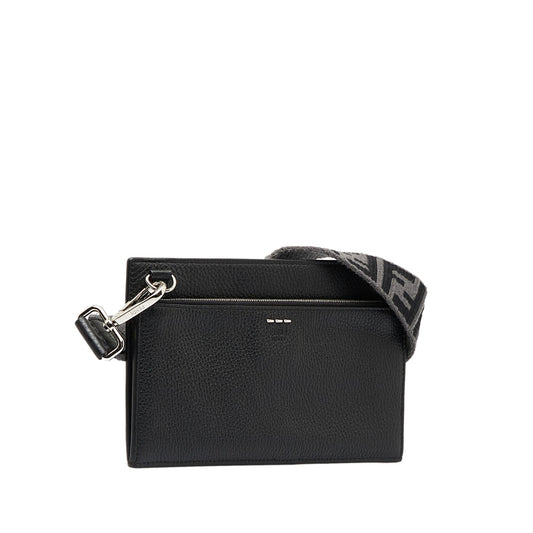 Luxury FendiFlat Pouch Leather Crossbody (SHG-ezFVMK)