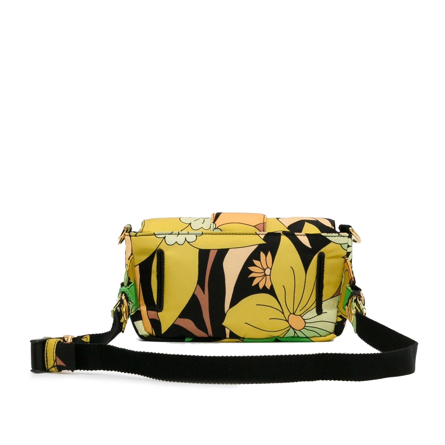 Luxury FendiFloral Convertible Baguette (SHG-UXfXrw)
