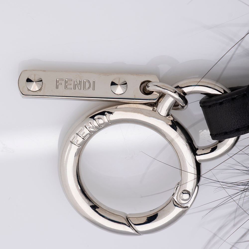 Luxury FendiFox Fur Shearling Pinky Punky Monster Bag Bug Charm (SHF-17233)