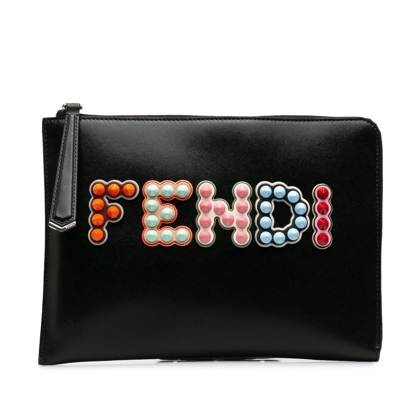 Luxury FendiFun Fair Studded Clutch (SHG-isvUj2)
