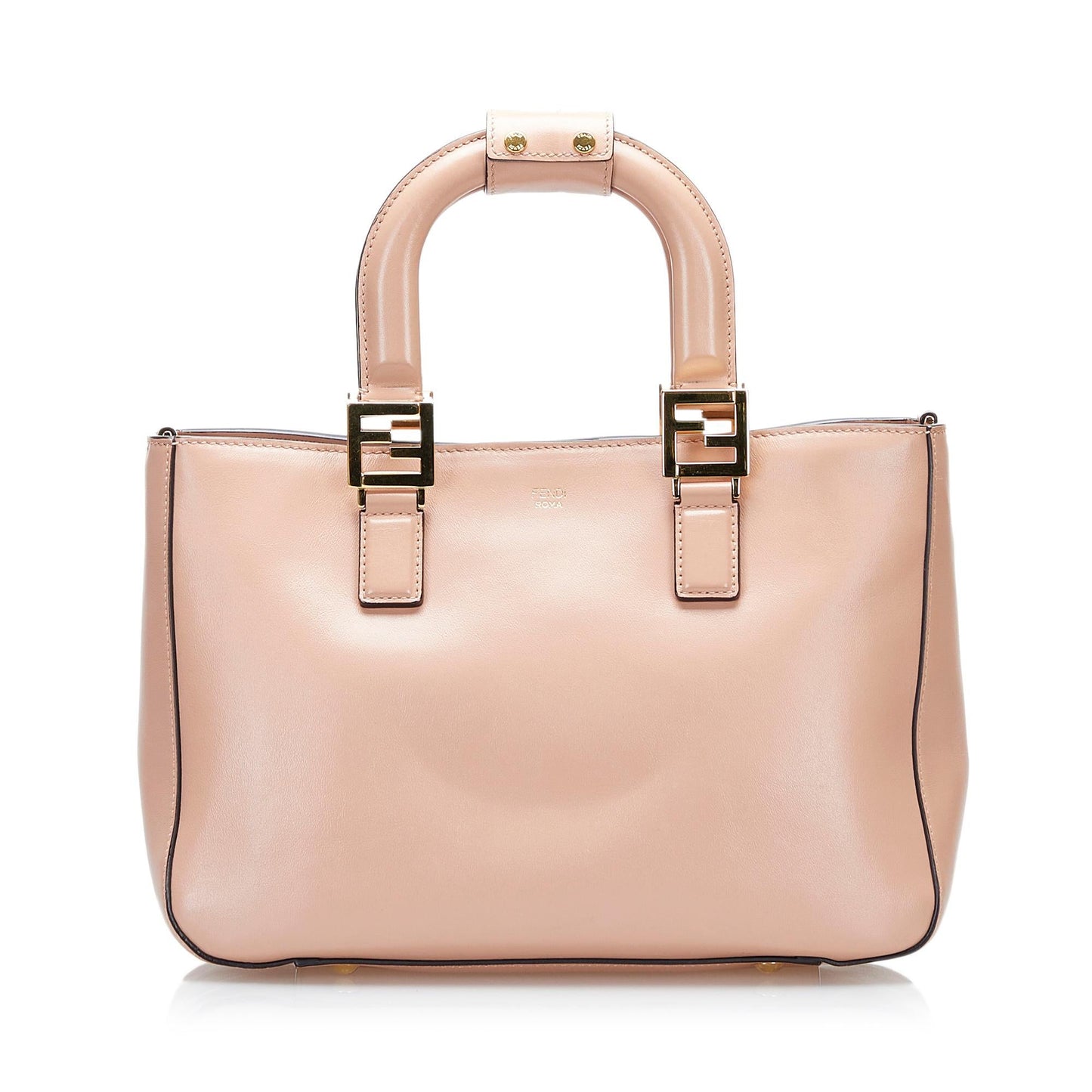 Luxury FendiGloria Leather Satchel (SHG-4HlvPV)