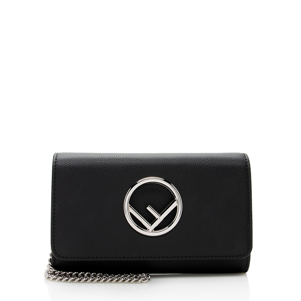 Luxury FendiGrained Calfskin F is Luxury FendiCrossbody Bag (SHF-18102)