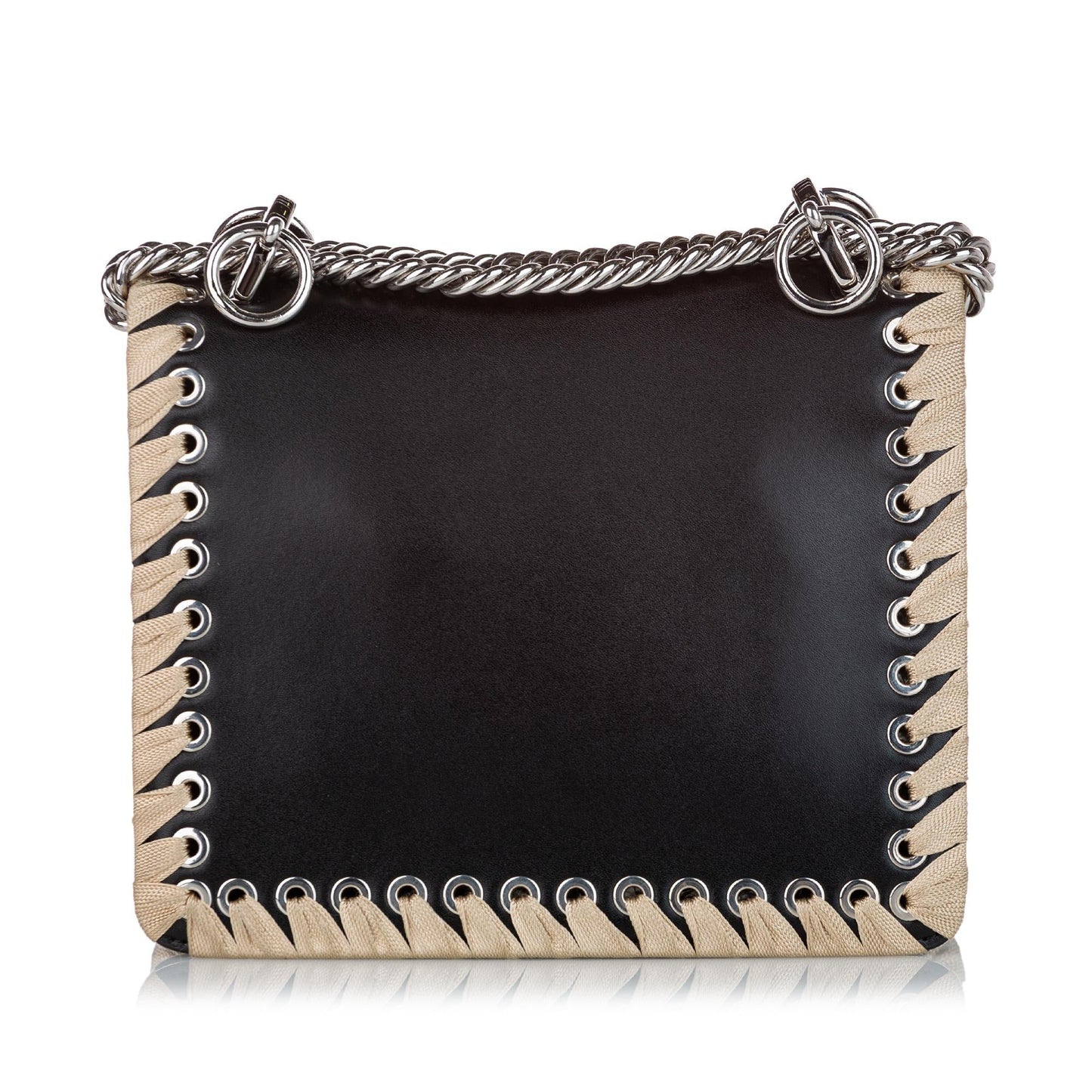 Luxury FendiKan I Lace Up Leather Crossbody Bag (SHG-27940)