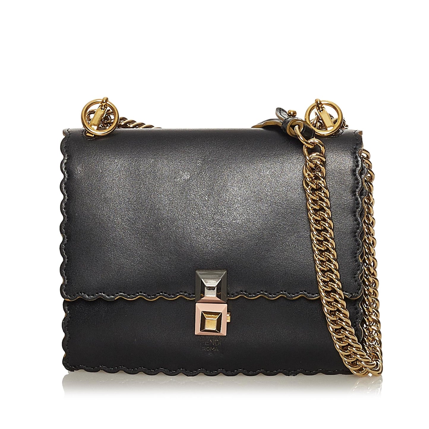 Luxury FendiKan I Leather Crossbody Bag (SHG-P9BViM)