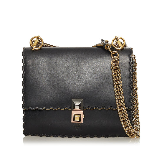 Luxury FendiKan I Leather Crossbody Bag (SHG-P9BViM)