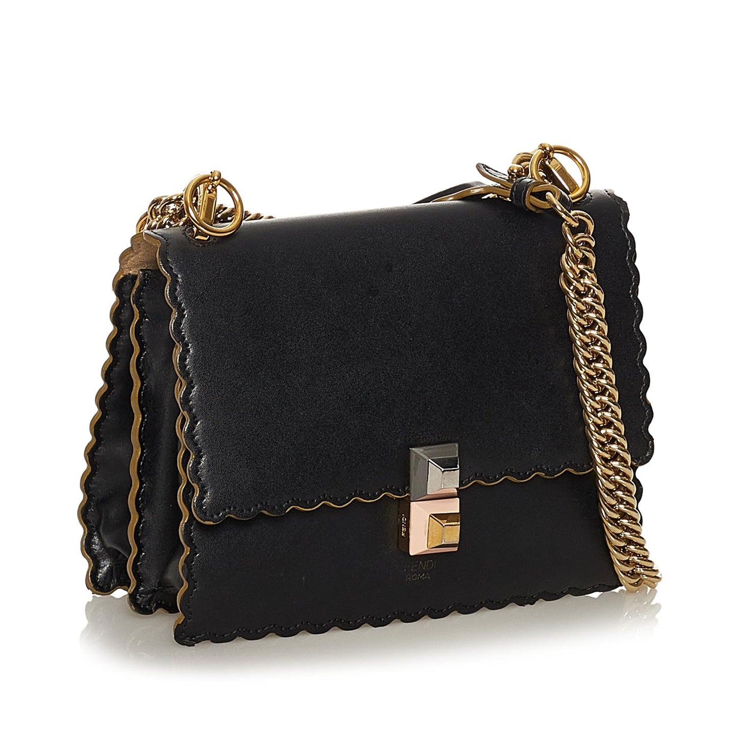 Luxury FendiKan I Leather Crossbody Bag (SHG-P9BViM)