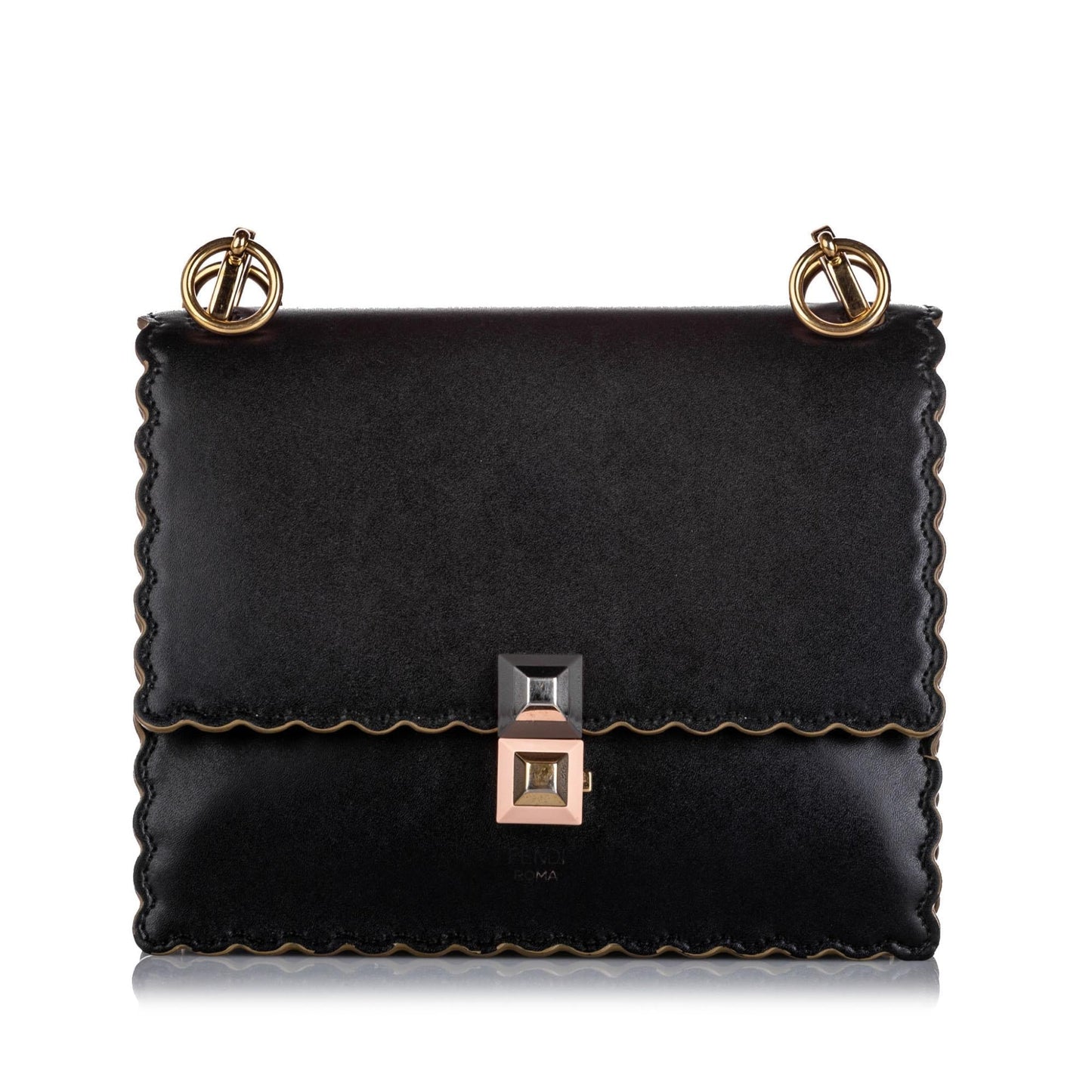 Luxury FendiKan I Leather Shoulder Bag (SHG-24389)