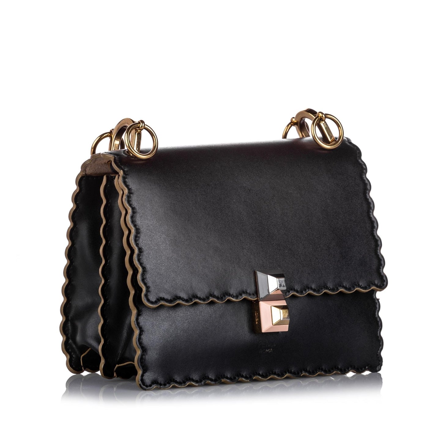 Luxury FendiKan I Leather Shoulder Bag (SHG-24389)
