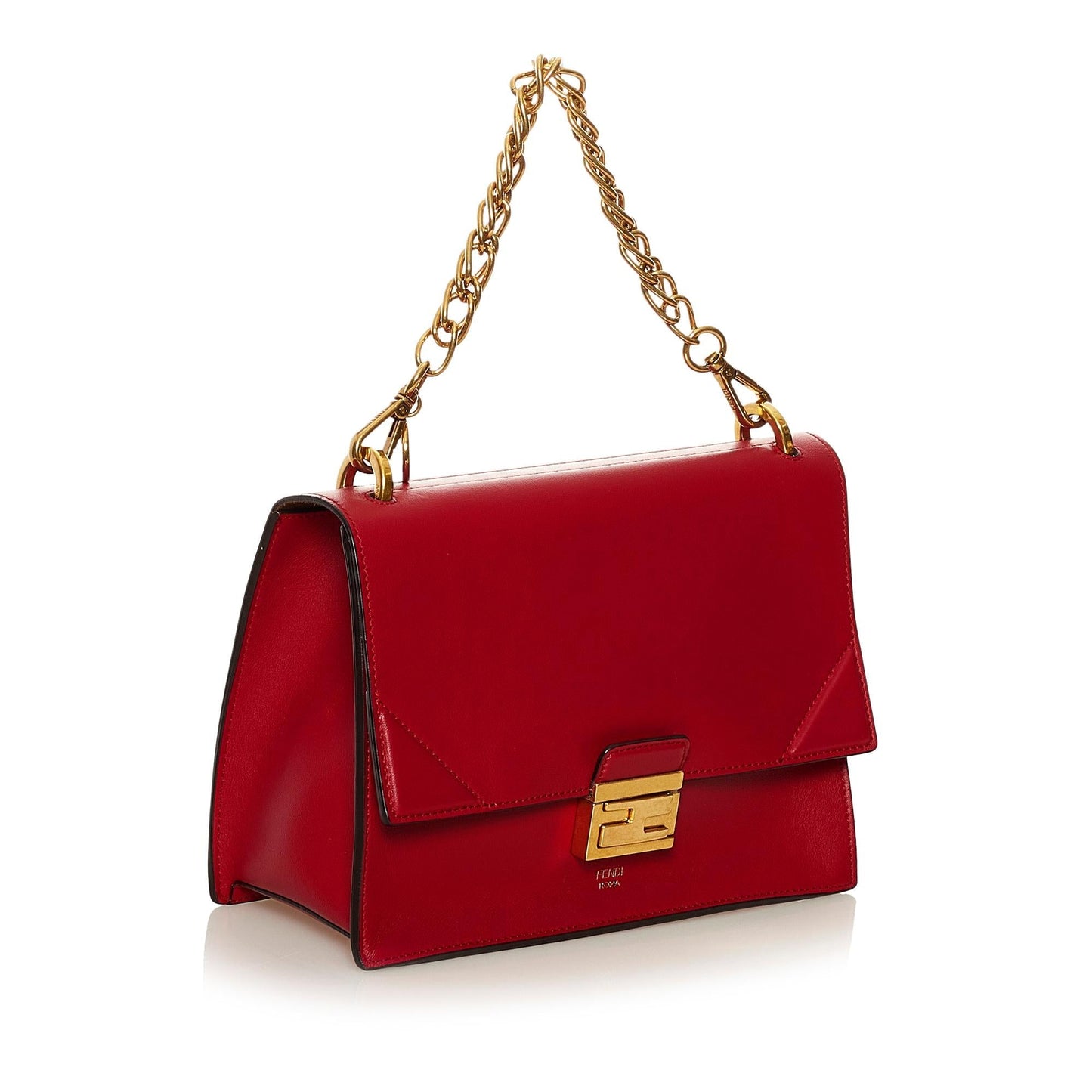 Luxury FendiKan U Leather Satchel (SHG-35049)