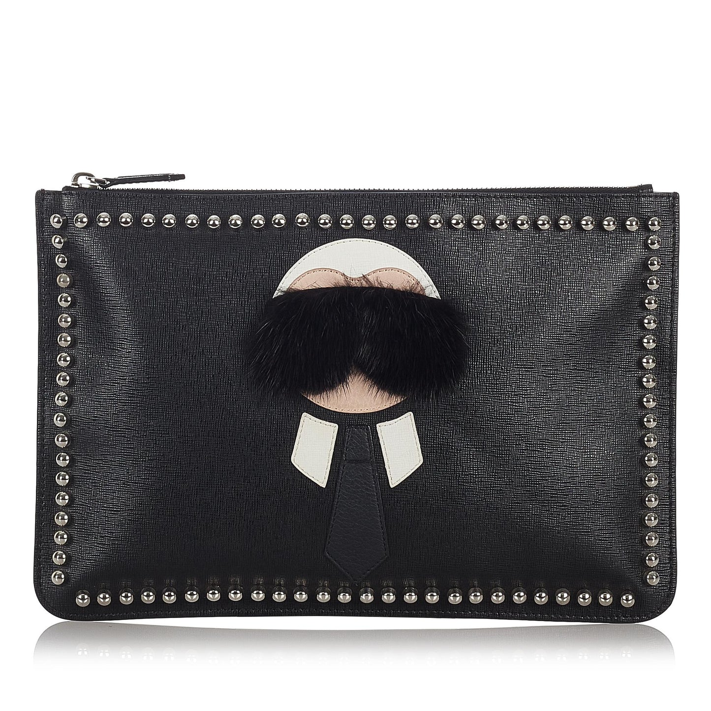 Luxury FendiKarlito Leather Clutch Bag (SHG-26787)