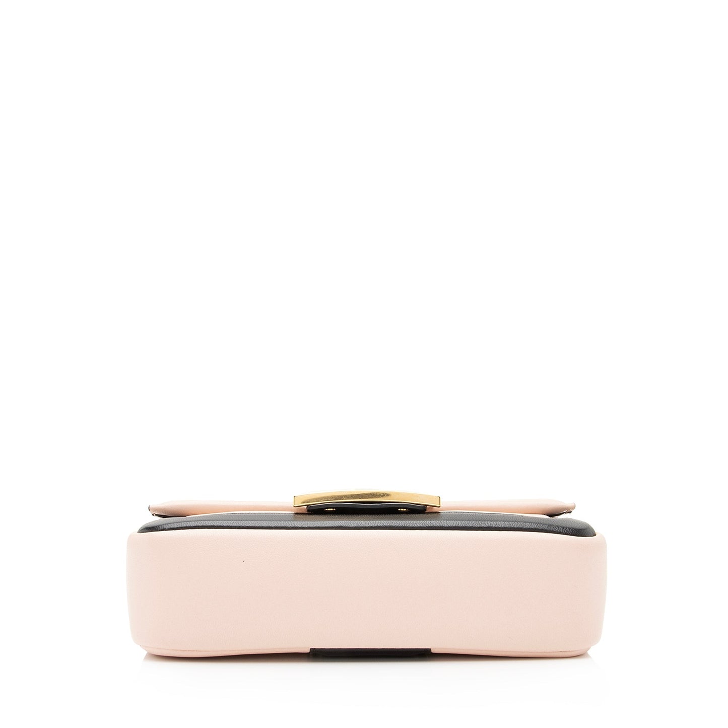 Luxury FendiLambskin Bi Color Baguette Mini Chain Bag (SHF-23605)