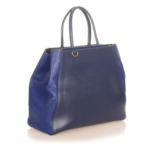 Luxury FendiLarge 2Jours Leather Tote Bag (SHG-37352)