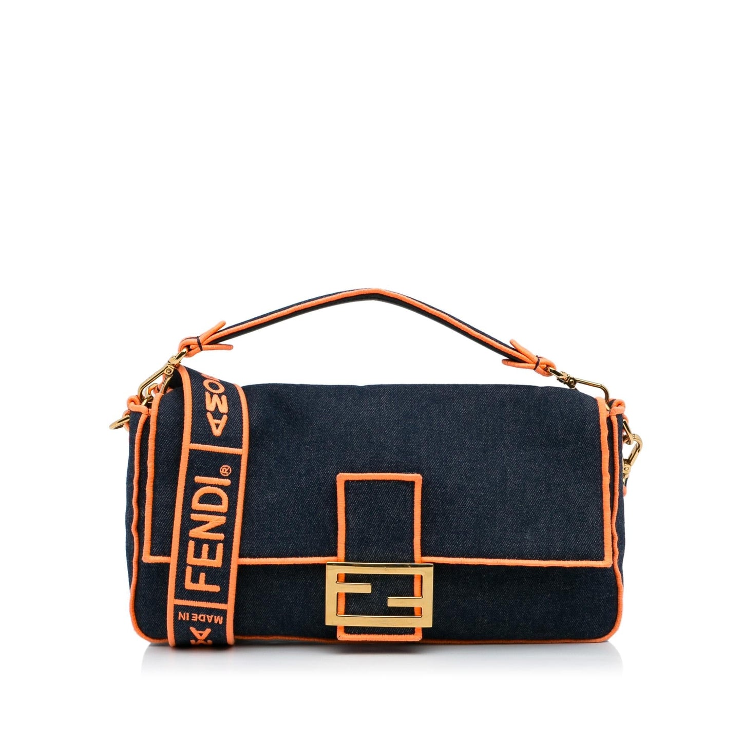 Luxury FendiLarge Denim Baguette Bag (SHG-zrIjdA)