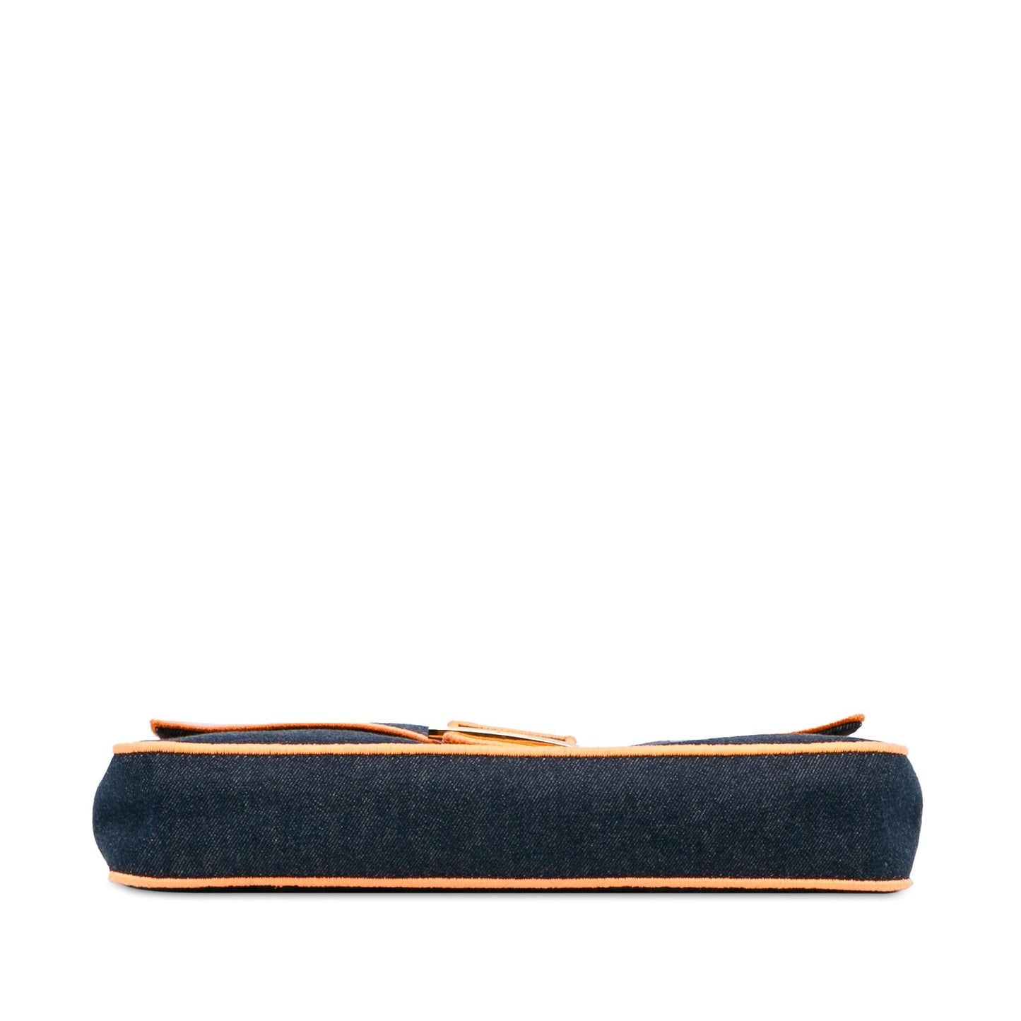 Luxury FendiLarge Denim Baguette Satchel (SHG-Fm5Rer)