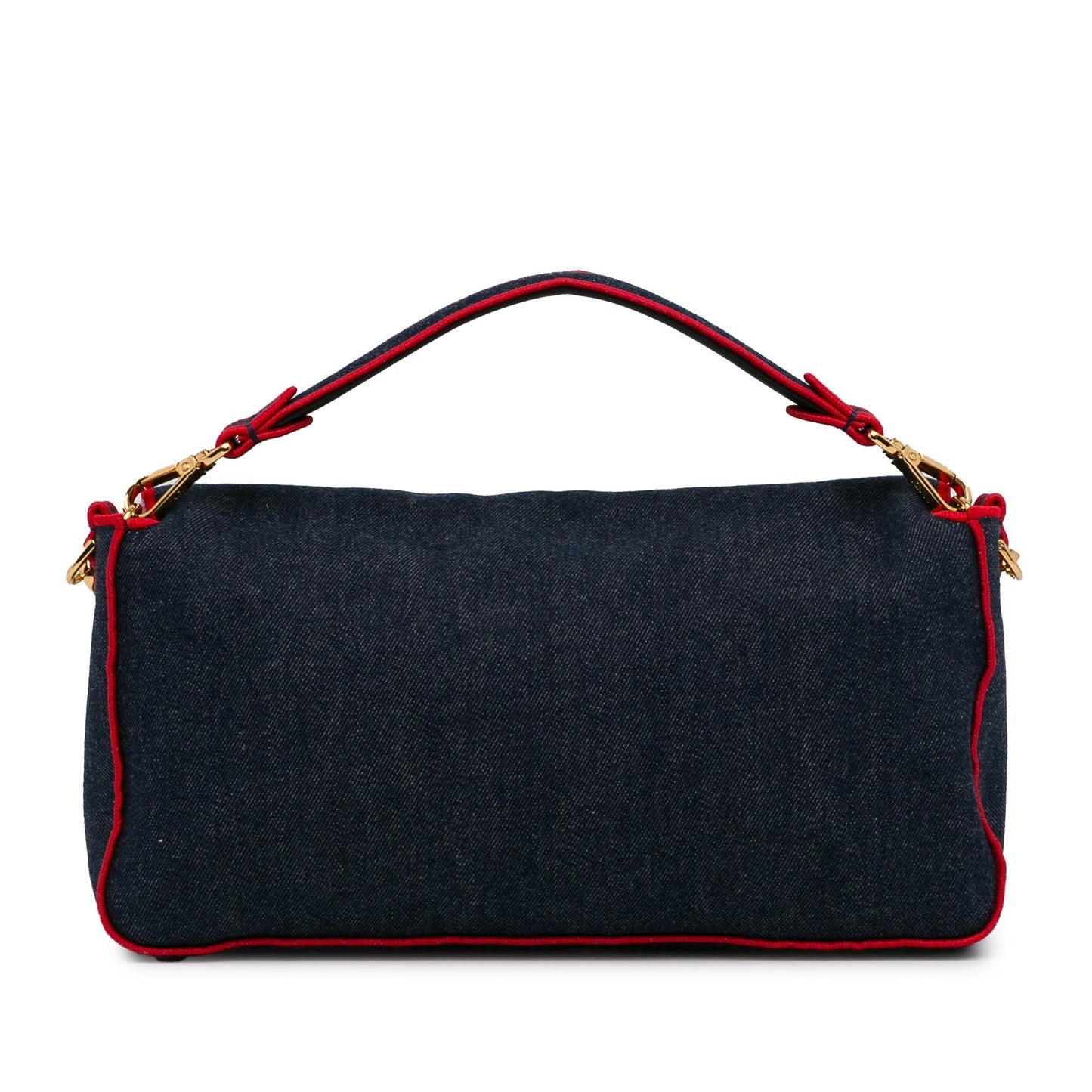 Luxury FendiLarge Denim Baguette Satchel (SHG-oOuzqA)
