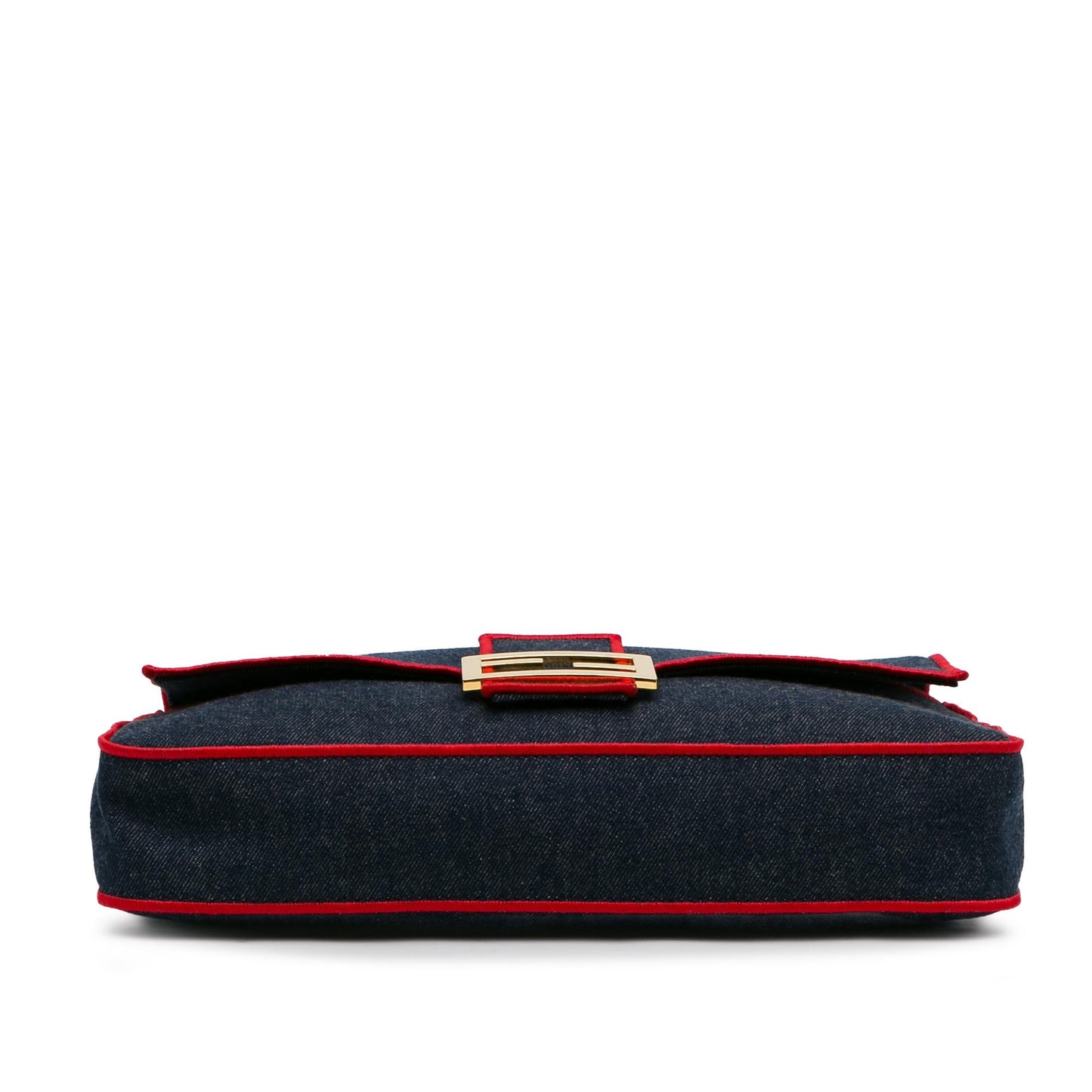 Luxury FendiLarge Denim Baguette Satchel (SHG-0IShmW)